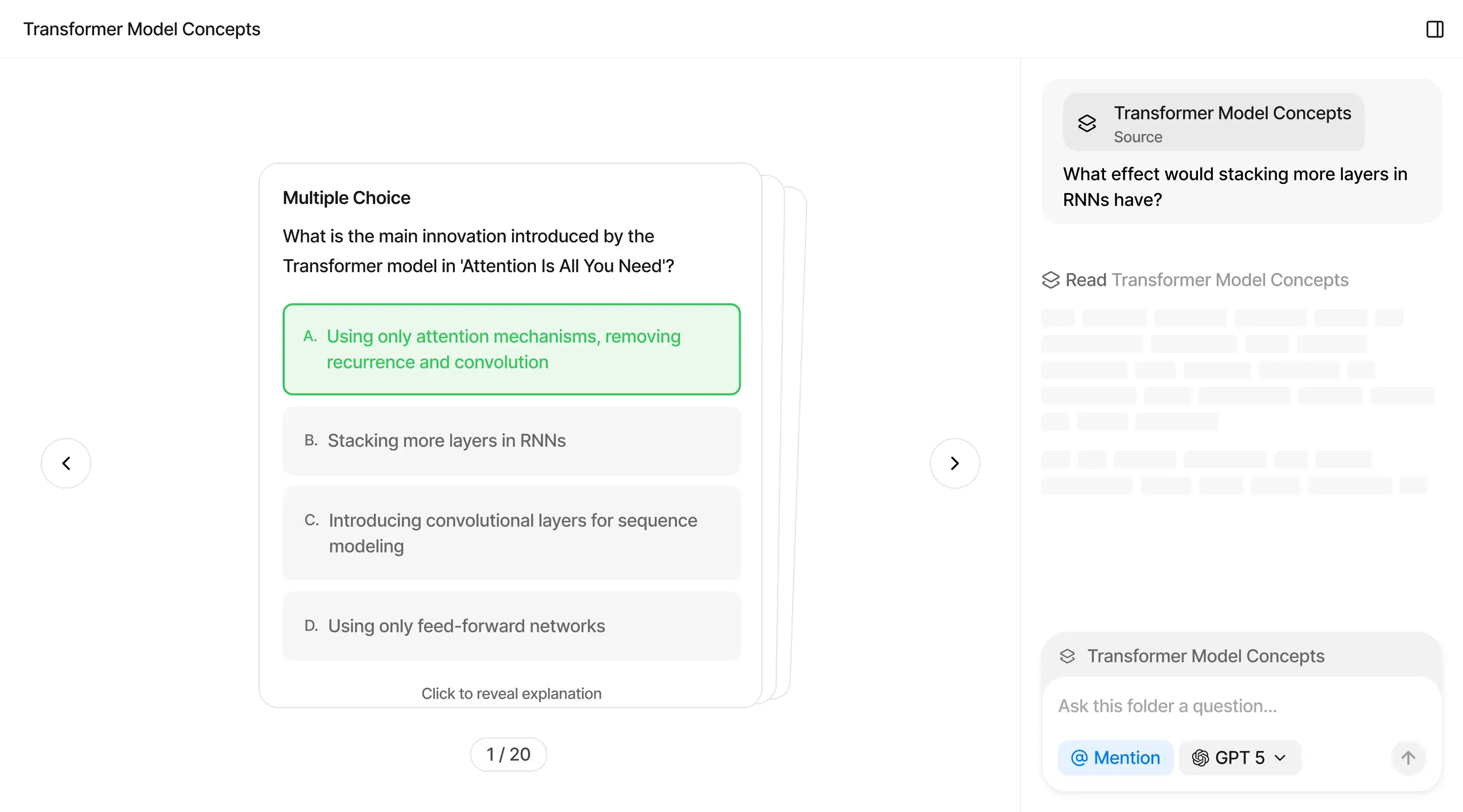Demostración de generación de flashcards